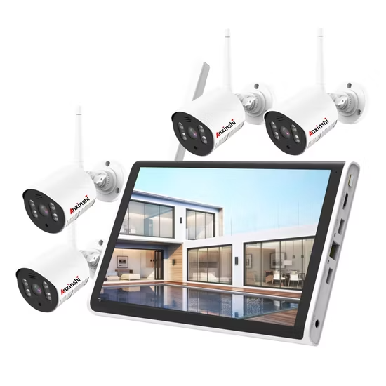 4CH-2MP-Wireless-Security-Cameras-Kit-Outdoor-Waterproof-IP-Camera-Surveillance-CCTV-System-Set-with-10-1-Monitor-NVR Wireless CCTV Camera Kit Price in Nigeria
